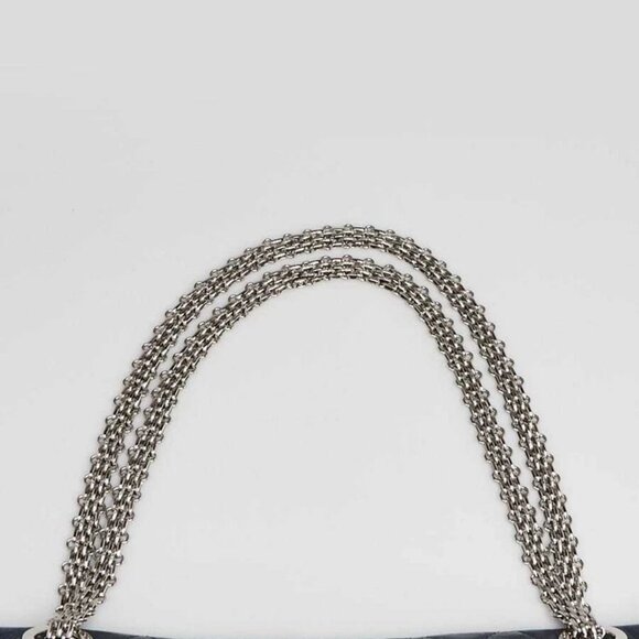Chanel Blue 2.55 Reissue Quilted Classic Metallic Calfskin Leather 228 Maxi F... - Picture 5 of 9